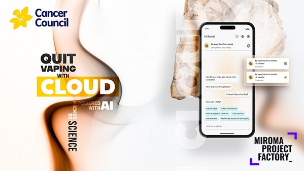 The proof of concept, co-designed with young people, explores how AI can deliver safe, personalised support to help quit vaping.