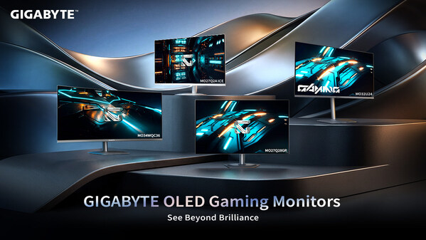 GIGABYTE Refines&nbsp;OLED Excellence with Four New Models Featuring Display Enhancements at CES 2026