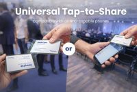 With a simple tap, BizCard allows professionals to share contact details without QR codes, or phone app switching.