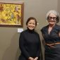 Andrea with Mardi Jennings, Chair Burra Regional Art Gallery. (Doc. Andrea van Diemen) 
